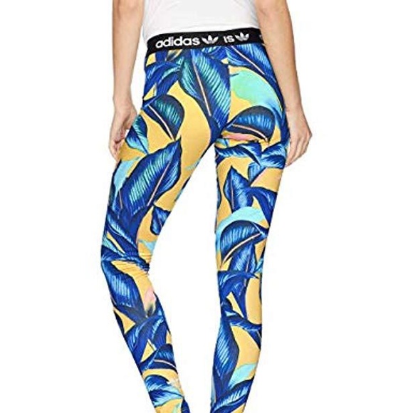 Farm Rio x Adidas Leggings. Small. - Picture 4 of 8